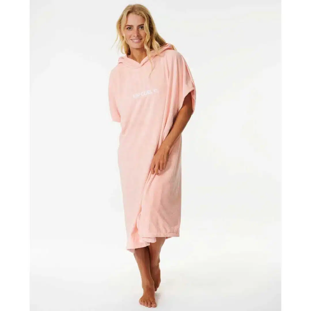 Rip Curl Classic Surf Hooded Towel Peach - Image 4