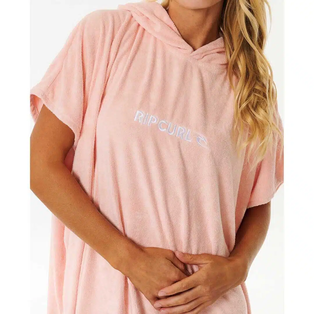 Rip Curl Classic Surf Hooded Towel Peach - Image 5