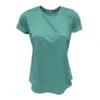 Thermatech Women's SS Training Tee Aqua Motion
