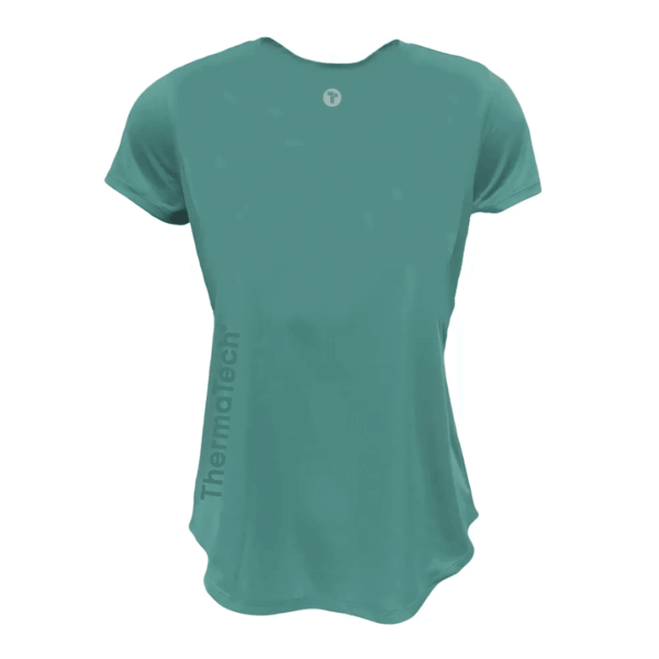 Alternative view of Thermatech Women's SS Training Tee Aqua Motion