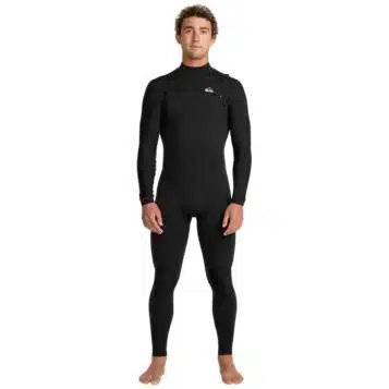 Quiksilver Men's 3/2mm Highline Chest Zip Black