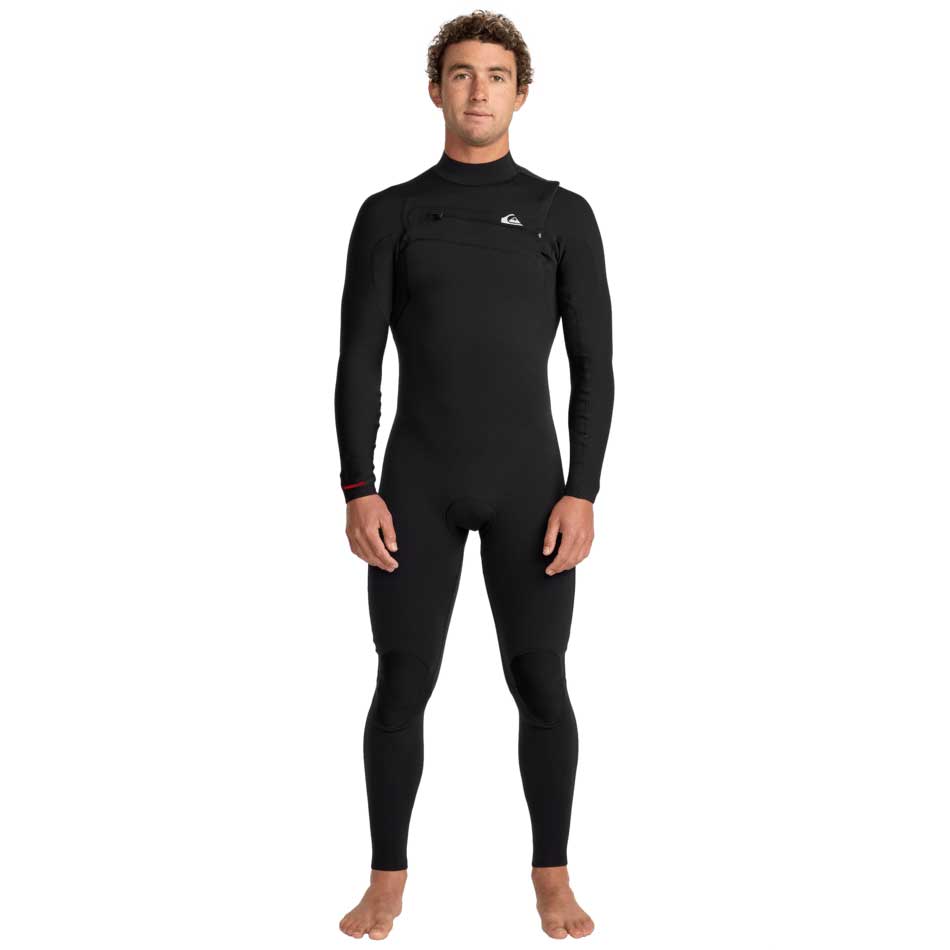 Quiksilver Men's 3/2mm Highline Chest Zip Black