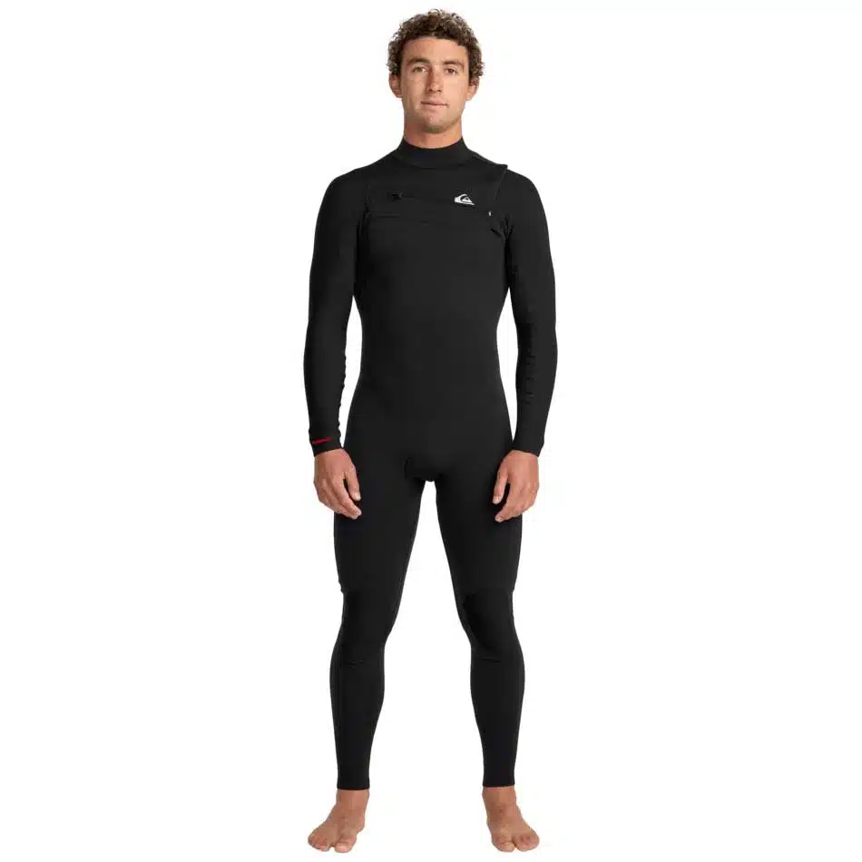 Quiksilver Men's 3/2mm Highline Chest Zip Black