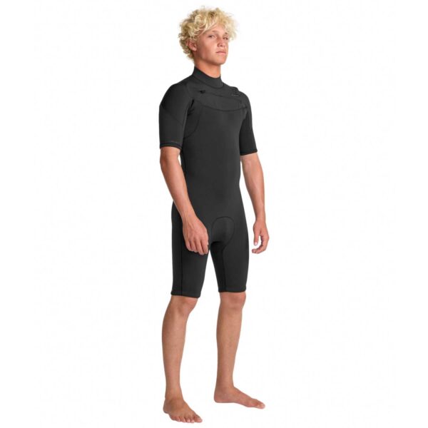Quiksilver Men's 2/2mm Everyday Sessions Springsuit Chestzip Black