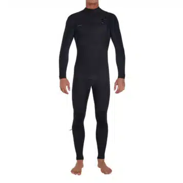 O'Neill Men's Hyperfreak Chest Zip 3/2+ Steamer Wetsuit - Black