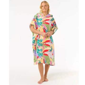 Rip Curl Mixed Hooded Towel Dark Choc