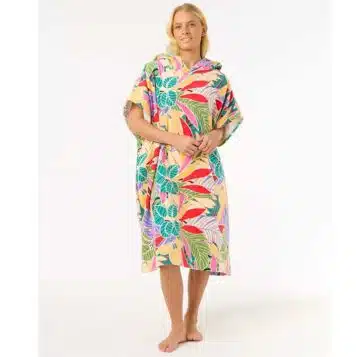 Rip Curl Mixed Hooded Towel Dark Choc