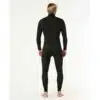 Rip Curl Men's 3/2mm Dawn Patrol Chest Zip Black 7 dawn 3 2 mm black wetsuit 1