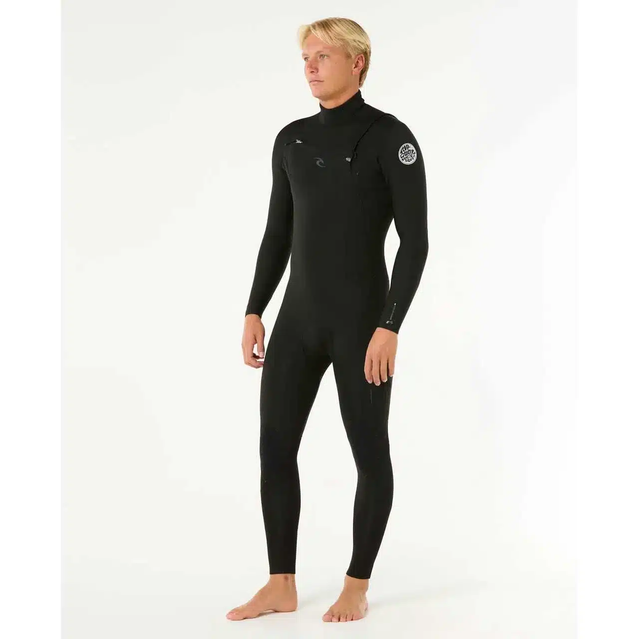 Rip Curl Men's 3/2mm Dawn Patrol Chest Zip Black 3 Rip Curl Men's 3/2mm Dawn Patrol Chest Zip Black - Image 3