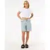 Rip Curl women's Aggie Relaxed Denim Short Vint Blue 8 denim shorts blue 2 1