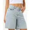 Rip Curl women's Aggie Relaxed Denim Short Vint Blue