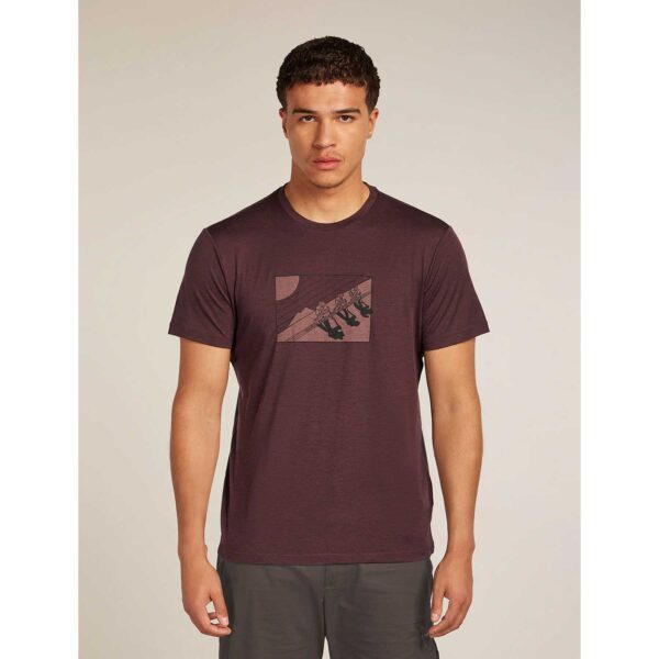 Icebreaker Men's 150 TL SS Tee Wild JAVA