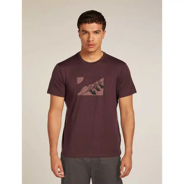 Icebreaker Men's 150 TL SS Tee Wild JAVA