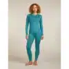Icebreaker Women's 200 Oasis LS Crewe TOPAZ 9 ls topaz crewe 2