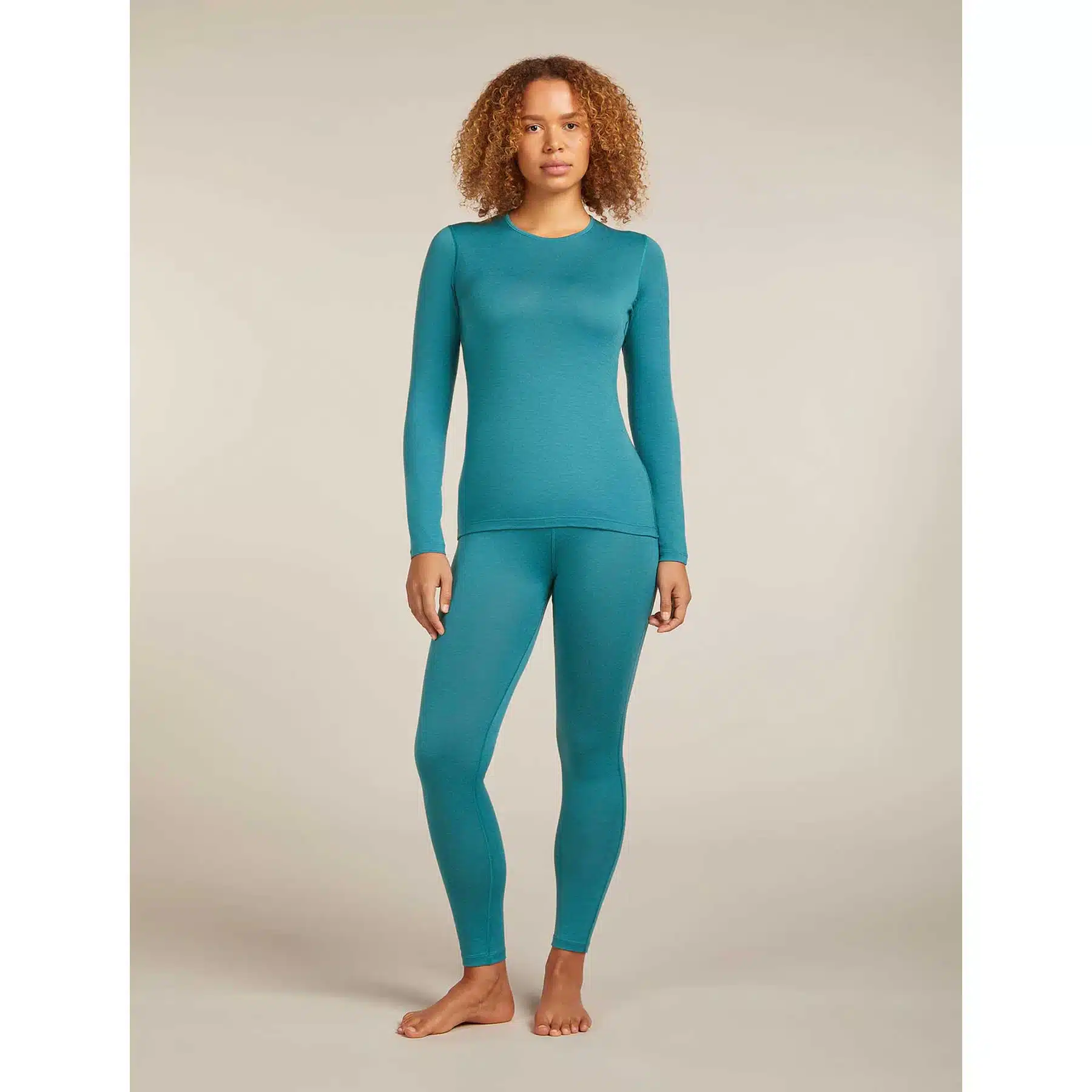 Icebreaker Women's 200 Oasis LS Crewe TOPAZ 3 Icebreaker Women's 200 Oasis LS Crewe TOPAZ - Image 3