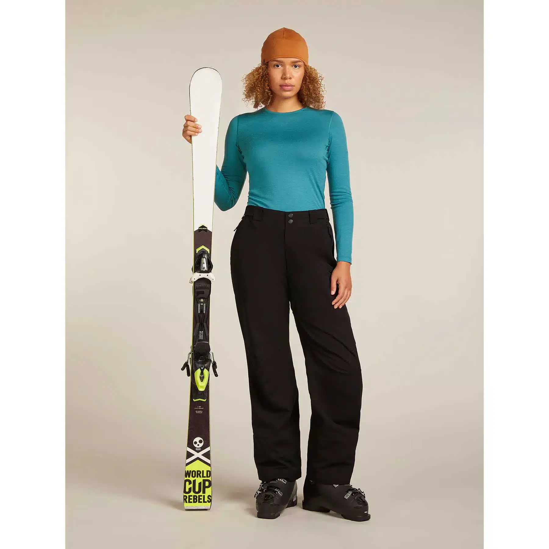 Icebreaker Women's 200 Oasis LS Crewe TOPAZ 4 Icebreaker Women's 200 Oasis LS Crewe TOPAZ - Image 4