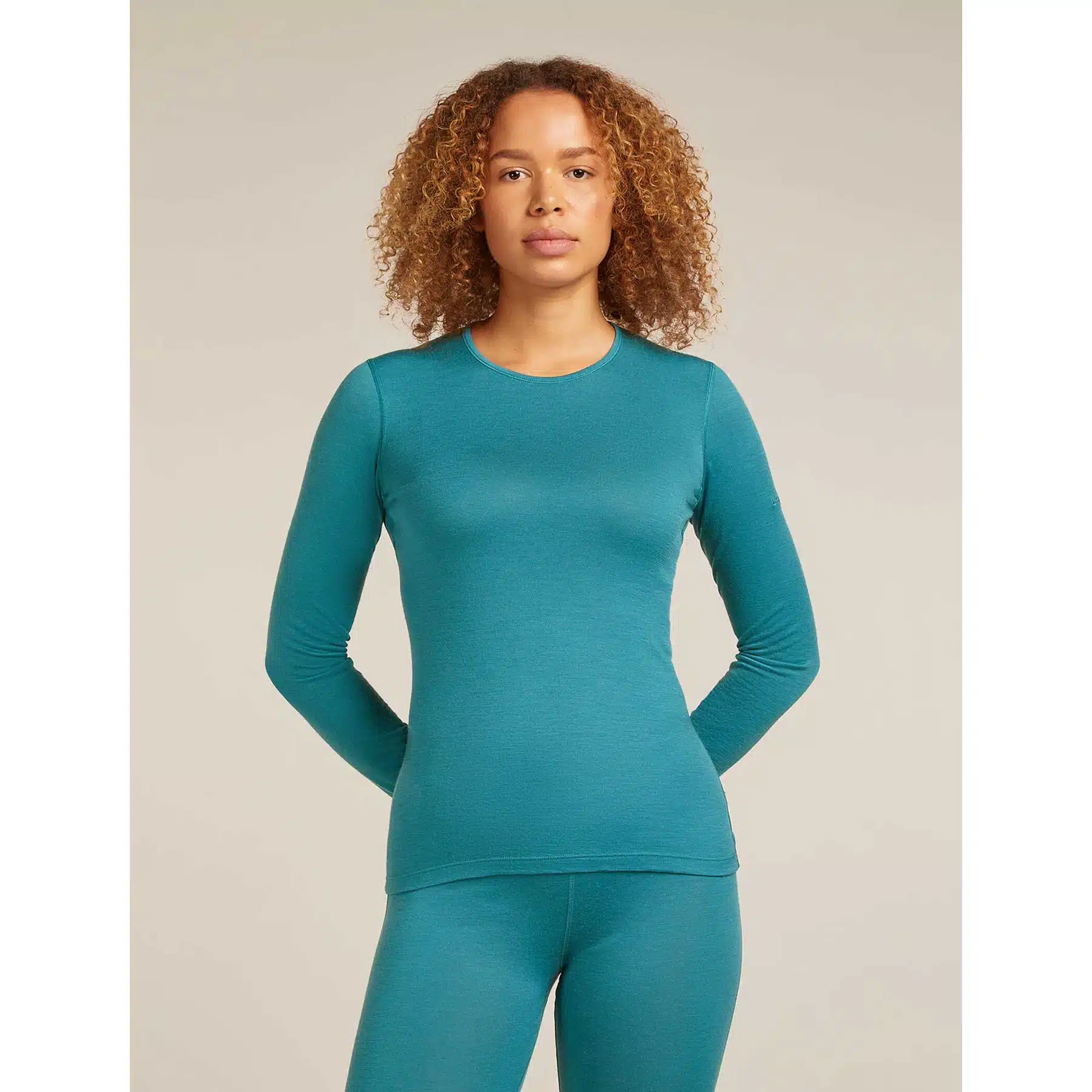 Icebreaker Women's 200 Oasis LS Crewe TOPAZ 1 Icebreaker Women's 200 Oasis LS Crewe TOPAZ