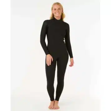 Rip Curl Women's 3/2mm Dawn Patrol Back Zip Black