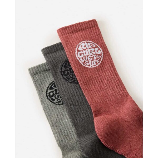 Alternative view of Rip Curl Wetty Crew Sock 3-Pack 0090