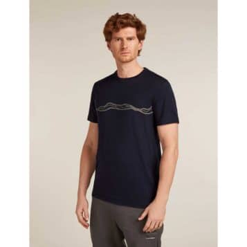 Icebreaker Men's 150 TL SS Tee Mountain Midnight