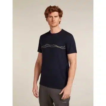Icebreaker Men's 150 TL SS Tee Mountain Midnight