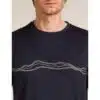Icebreaker Men's 150 TL SS Tee Mountain Midnight - Image 5