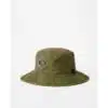 olive brim hat