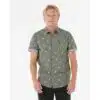 Rip Curl Men's Paradise Palms Short Sleeve Shirt Cactus Green - Image 6