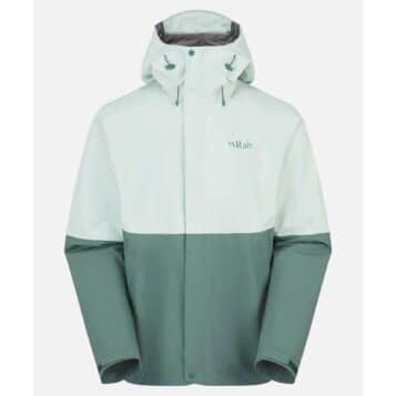 Rab Men's Downpour Jacket Cool Mint/Sage