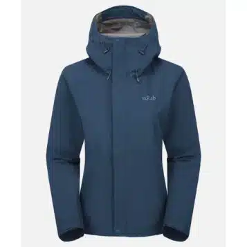 Rab Women's Downpour Jacket Tempest Blue