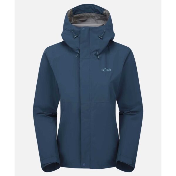 Rab Women's Downpour Jacket Tempest Blue