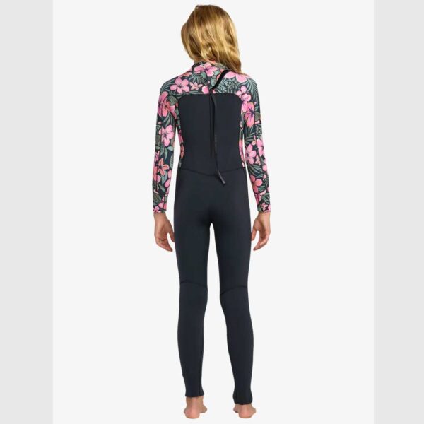 Alternative view of Roxy Youth 3/2mm Swell Natural Back Zip Elec Pink