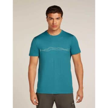 Icebreaker Men's 150 TL SS Tee Mountain TOPAZ