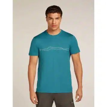 Icebreaker Men's 150 TL SS Tee Mountain TOPAZ