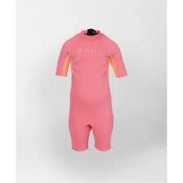 O'Neill Toddler 2mm Reactor Back Zip Pink Pop