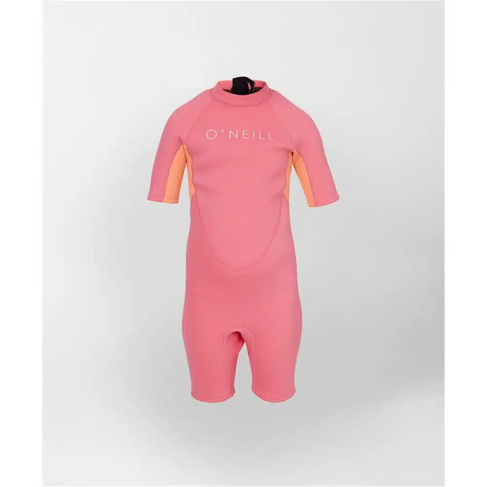 O'Neill Toddler 2mm Reactor Back Zip Pink Pop