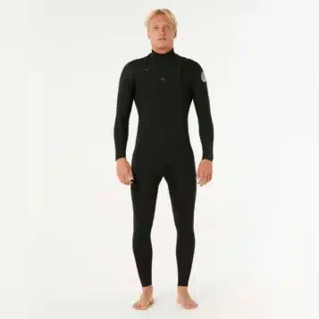 Rip Curl Men's 4/3mm Dawn Patrol Chest ZIp Blk