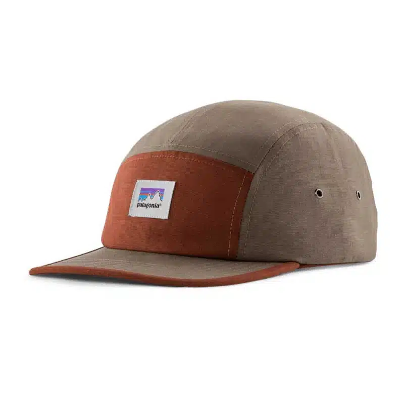 Patagonia Graphic Maclure Hat Shop Sticker: Marlow Brown 1 Patagonia Graphic Maclure Hat Shop Sticker: Marlow Brown