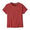 Patagonia Women's P-6 Logo Responsibility Tee Red