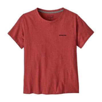 Patagonia Women's P-6 Logo Responsibility Tee Red