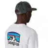 Patagonia P-6 Logo Trucker Hat Forge Grey - Image 4