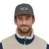 Patagonia P-6 Logo Trucker Hat Forge Grey - Image 3