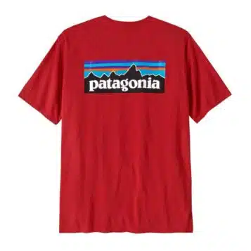 Alternative view of Patagonia Men's P-6 Logo Responsibili-Tee Amanita Red