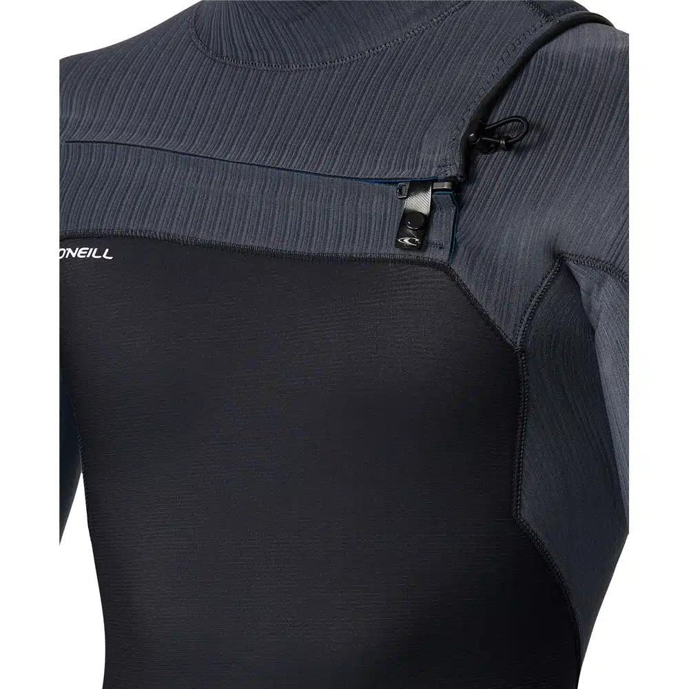 O'Neill Men's 3/2+ Hyperfreak Chest ZIp Wetsuit Black/Graphite 4 O'Neill Men's 3/2+ Hyperfreak Chest ZIp Wetsuit Black/Graphite - Image 4