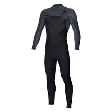 O'Neill Men's 3/2+ Hyperfreak Chest ZIp Wetsuit Black/Graphite