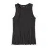 Patagonia Women's Rib Knit Tank Ink Black