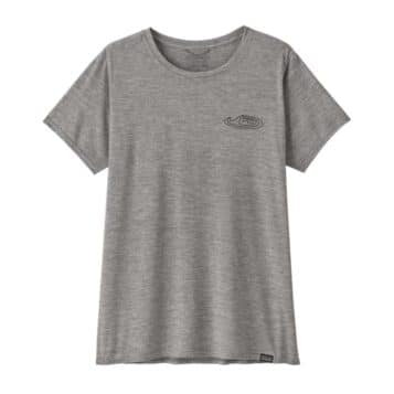 Patagonia Women's Cap Cool Daily Graphic Shirt Feather Gray