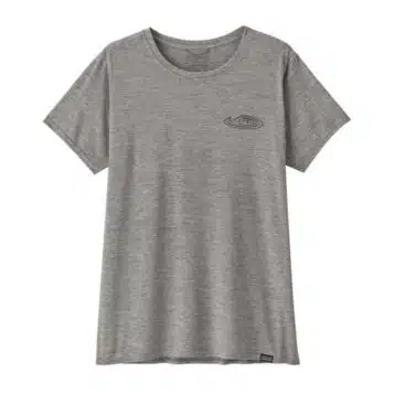 Patagonia Women's Cap Cool Daily Graphic Shirt Feather Gray