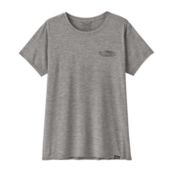 Patagonia Women's Cap Cool Daily Graphic Shirt Feather Gray