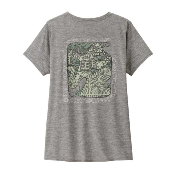 Alternative view of Patagonia Women's Cap Cool Daily Graphic Shirt Feather Gray